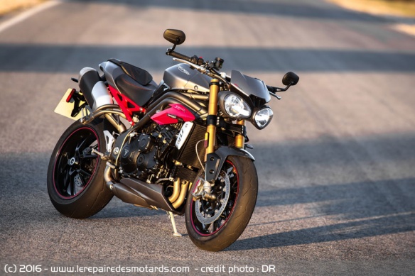 Triumph 1050 Speed Triple sur le tarmac
