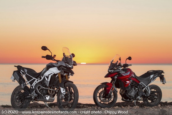 Les Triumph Tiger 900 Rally Pro et GT Pro