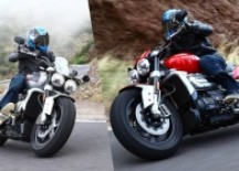 motos Triumph Rocket 3 R et GT