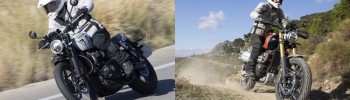 Essai comparo Triumph Scrambler 1200 X et XE