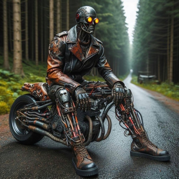 Le futur du motard : entre chair et métal, la naissance des cyborgs de la route