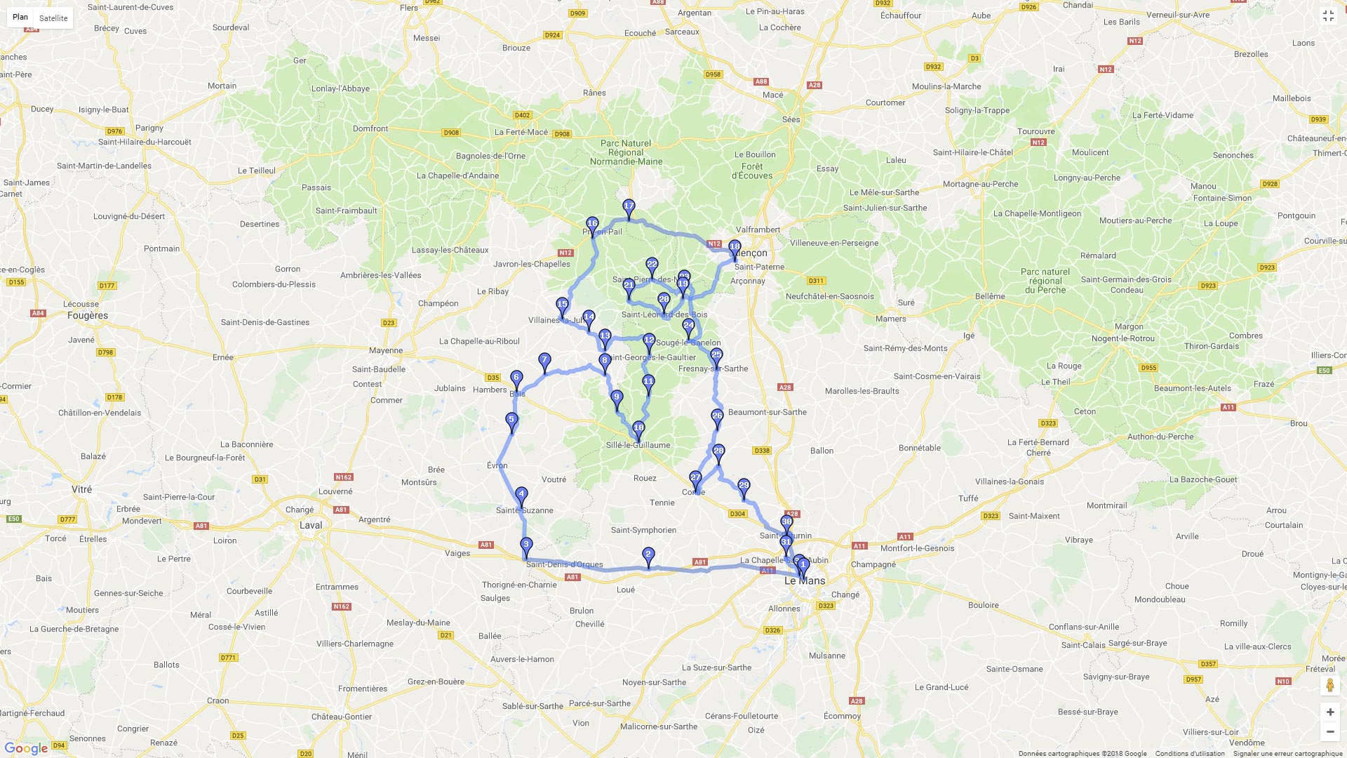 alpes mancelles carte