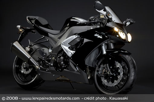 Kawasaki ZX-10R noir