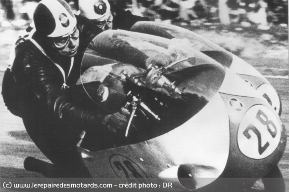 Liberati et Duke à Monza en 1956 Liberati et Duke à Monza en 1956