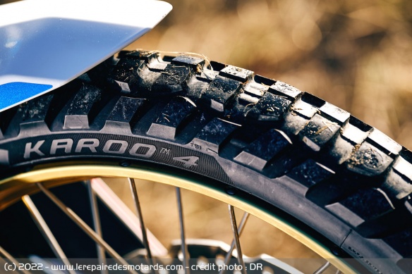 Le pneu avant peut être Radial 0° ou à technologie X-Ply.
