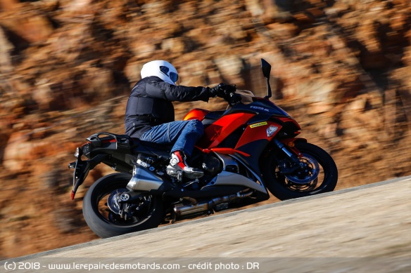 Kawasaki Z1000SX équipée en Michelin Road 5