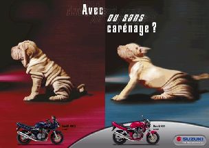 Culture Pub   saga Suzuki Bandit GSF  publicits motos