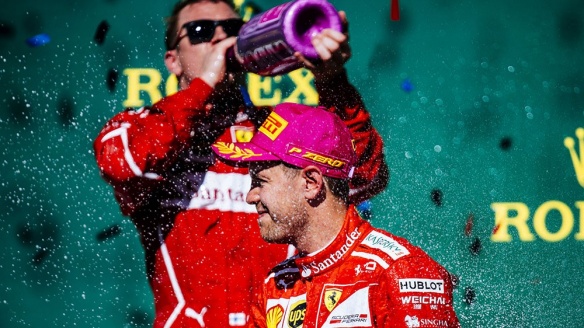 Double podium pour Ferrari