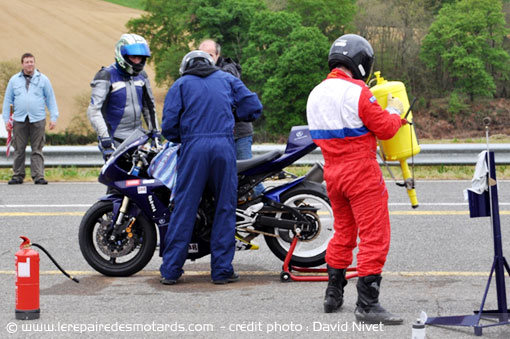 Arrêt au stand au WERC Pau