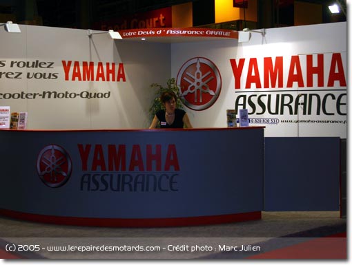 Yamaha - Assurance et assureurs sur le Mondial du Deux-Roues 2005