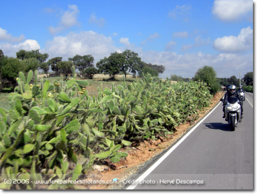 Tour d'Espagne en moto