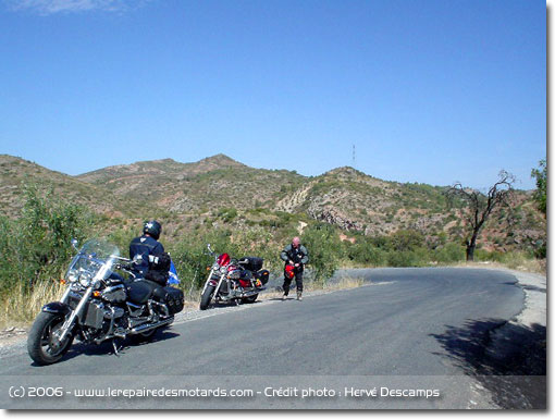 Tour d'Espagne en moto