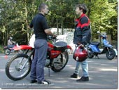 Permis moto avec la moto école Monneret