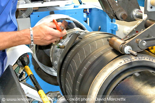 Fabrication du pneu michelin