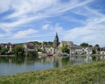 Vue du village de Pont-sur-Yonne