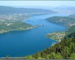 Lac d'Annecy vu du Col de la Forclaz