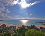 La plage et le port de Val-Andr� (c) Jean-Marie Hullot