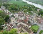 Le village de La Roche-Guyon vu du donjon (c) JH Mora