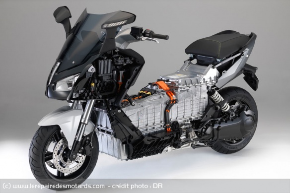 La moto électrique : chassis BMW C Evolution