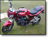Bandit 1200 - t&ecirc;te de fourche et selle perso