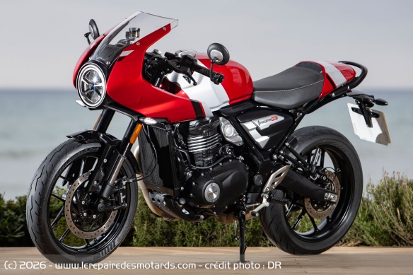 Le café racer Triumph Thruxton 400