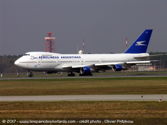 Un Boeing 747 Aerolineas Argentinas
