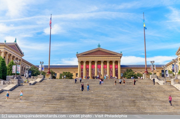 Le musée d'Art et ses marches rendues célèbres par Rocky