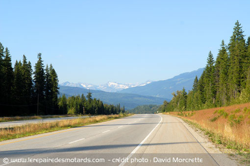 Route vers Revelstoke