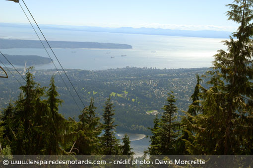 Vancouver vu de Grouse Mountain