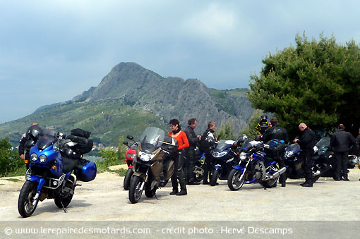 Pause moto
