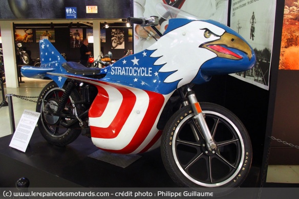 La très sobre Stratocycle d'Evel Knievel