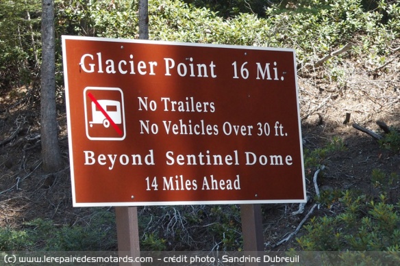 Glacier Point dans le parc Yosemite