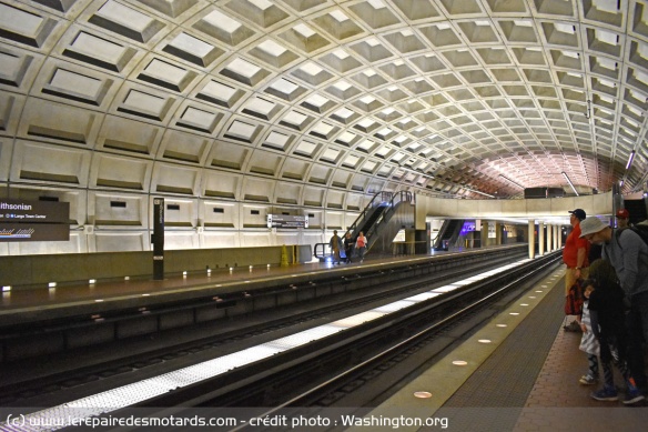Le métro est un bon moyen pour se déplacer à Washington D.C.
