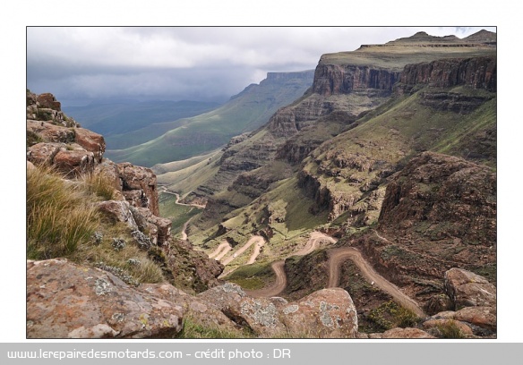 Lesotho : vue du Sani Pass
