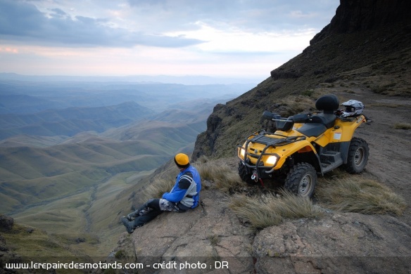Lesotho : vue sur les vallées à 3000 m d'altitude