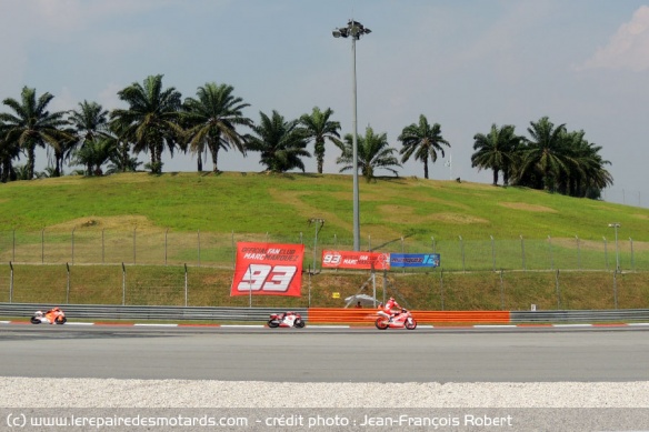 Le GP moto sur le circuit du Sepang