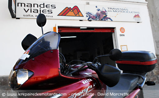 Agence voyage en moto