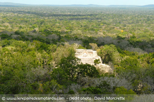 pyramides maya sur le site de Calakmul