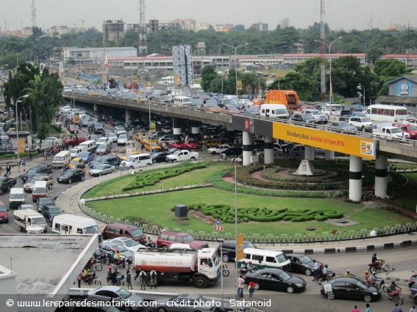 Nigeria : Rond point à Lagos