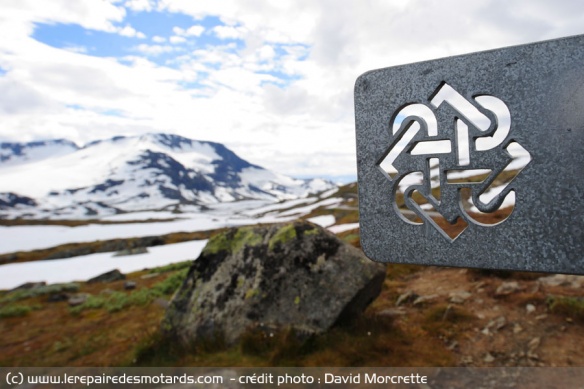 Le symbole présent sur chaque route touristique en Norvège