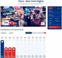 Vol pas cher Paris New-York avec XL Airways