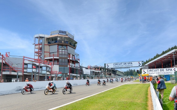 Le mythique circuit belge de Spa-Francorchamps