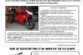 Une Ducati 1098 jeu tombola aprs challenge Protwin