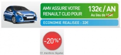 AMV : -20% sur l'assurance auto