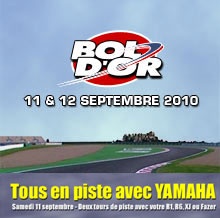Le Bol d'Or sur la piste avec Yamaha