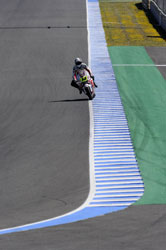 Randy De Punite tests post-GP Jerez 