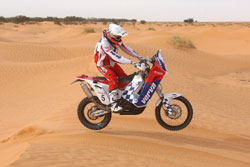 Rallye Oilibya passage de dunes