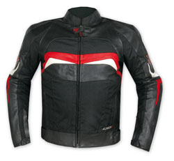 Blouson cuir A-Pro Breeze rouge