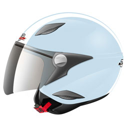 Casque Jet LS2 Rocket Fashion Bleu
