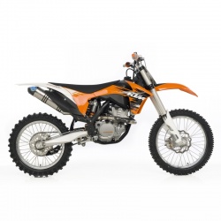 Ligne Complète Leovince X3 monté sur la KTM 350 SX-F 2011
